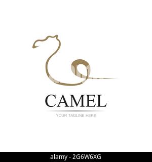Kamel Symbol Vektor illustration Design Stock Vektor