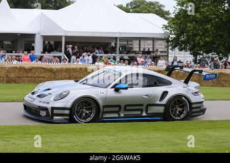 GOODWOOD Motor Circuit, 8. Juli 2021 Porsche während des Festival of Speed, Chichester, Großbritannien, am 8. Juli 2021 Stockfoto