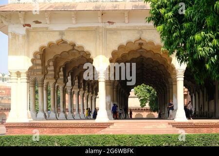 India Agra - Taj Mahal Gartenbereich Stockfoto