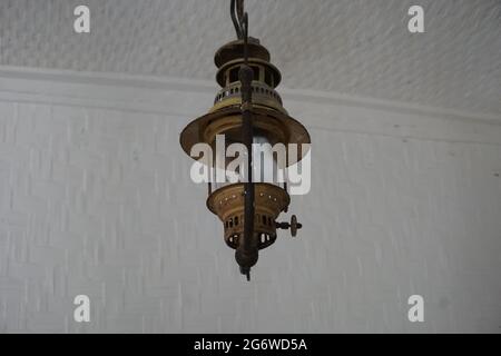 Das Gebäude in Persada Sukarno (Situs Ndalem Pojok, Ort, an dem Bung Karno seinen Namen von Koesna Sosrodihardjo in seokarno änderte) in Kediri Stockfoto