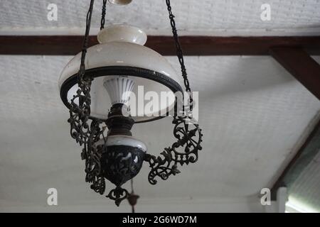 Das Gebäude in Persada Sukarno (Situs Ndalem Pojok, Ort, an dem Bung Karno seinen Namen von Koesna Sosrodihardjo in seokarno änderte) in Kediri Stockfoto