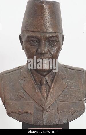 Das Gebäude in Persada Sukarno (Situs Ndalem Pojok, Ort, an dem Bung Karno seinen Namen von Koesna Sosrodihardjo in seokarno änderte) in Kediri Stockfoto