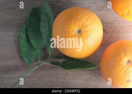 Malta Orange Fruit, Draufsicht Stockfoto