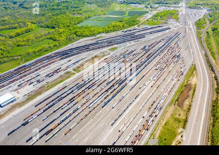 Selkirk Yard, Selkirk, NY, USA Stockfoto