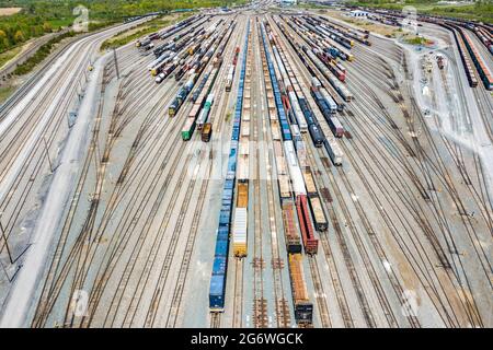 Selkirk Yard, Selkirk, NY, USA Stockfoto