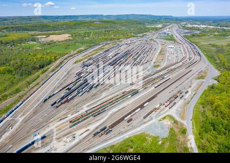 Selkirk Yard, Selkirk, NY, USA Stockfoto