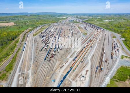 Selkirk Yard, Selkirk, NY, USA Stockfoto