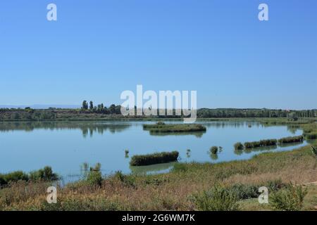 Estany Ivars i Vila-sana (Pla d'Urgell, Katalonien, Spanien) Stockfoto