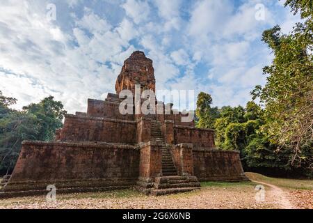 Baksei Chamkrong Tempel ist ein kleiner Hindu-Tempel im Angkor Komplex, Siem Reap Provinz, Kambodscha, Asien Stockfoto