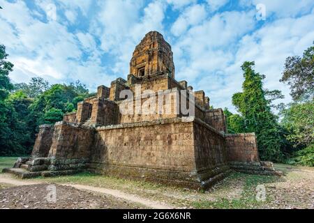 Baksei Chamkrong Tempel ist ein kleiner Hindu-Tempel im Angkor Komplex, Siem Reap Provinz, Kambodscha, Asien Stockfoto