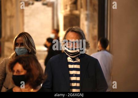 Roma, Campidoglio, chiesa ARA COELI, funerali di Rafaella Carrà Stockfoto