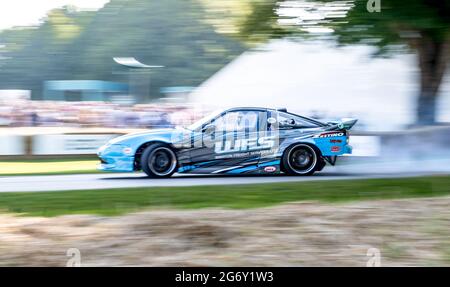 Sussex, Großbritannien. Juli 2021. Goodwood House, West Sussex, Großbritannien. Juli 2021. 1994 Nissan Silvia S13 200SX am 9. Juli 2021 von Barclay, George Barclay, George 2021 Goodwood Festival of Speed im Goodwood House, West Sussex. Foto von Phil Hutchinson. Nur zur redaktionellen Verwendung, Lizenz für kommerzielle Nutzung erforderlich. Keine Verwendung bei Wetten, Spielen oder Veröffentlichungen einzelner Clubs/Vereine/Spieler. Kredit: UK Sports Pics Ltd/Alamy Live Nachrichten Stockfoto