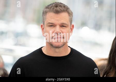 Matt Damon nimmt an der Stillwater Photocall während der 74. Jährlichen Filmfestspiele von Cannes am 08. Juli 2021 in Cannes, Frankreich, Teil. Foto von David Niviere/ABACAPRESS.COM Stockfoto