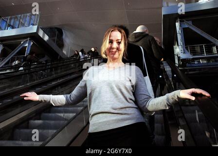 Italien, Rom, Simone Buchholz, deutsche Schriftstellerin, Autorin von 'Blaue Nacht' Foto © Roberto Cano'/Sintesi/Alamy Stock Photo Stockfoto