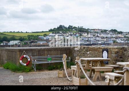 INSTOW, DEVON, ENGLAND- 25. Juni 2021: Instow Quay in Instow Stockfoto