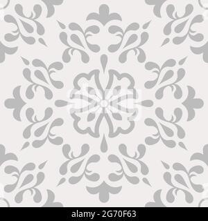 Beige Spanische Fliese - Vektor Ornamental Illustration Stock Vektor