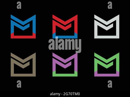 Initial Monogram Letter FMC Logo Design Vektor Vorlage F M C Letter Logo Design FMC Logo Design kann für jeden Zweck verwenden Stock Vektor