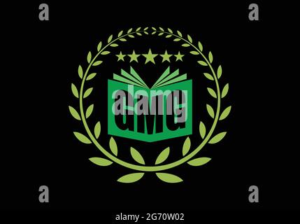 Initial Monogram Letter GMG Logo Design Vektor Vorlage GMG Letter Logo Design GMG Educational Logo Design für Sie Stock Vektor