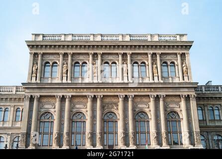 Ungarische Akademie der Wissenschaften oder magyar tudományos akadémia MTA Gebäude in Budapest, Ungarn Stockfoto