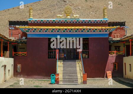 Komic, Indien - 2021. Juni: Ansichten des Tangyud-Klosters in Komic am 29. Juni 2021 im Spiti-Tal, Himachal Pradesh, Indien. Stockfoto