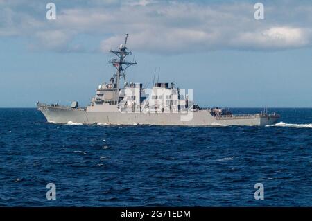 USS Laboon einer der Aerleigh Burke-Zerstörer der US Navy Stockfoto