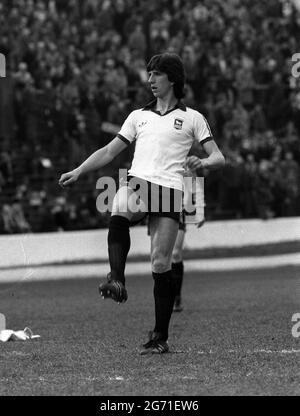 Aktenfoto vom 25-02-1978 des Stadtteils Paul Mariner von Ipswich. Ausgabedatum: Samstag, 10. Juli 2021. Stockfoto