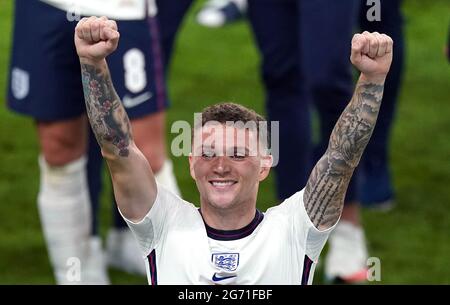 Aktenfoto vom 07-07-2021 von Englands Kieran Trippier. Ausgabedatum: Samstag, 10. Juli 2021. Stockfoto