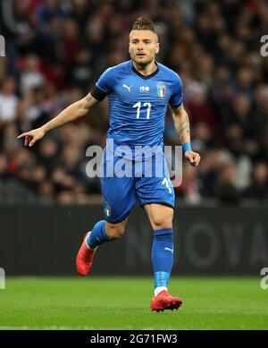 Aktenfoto vom 27-03-2018 von Leonardo Spinazzola, Italien Ausgabedatum: Samstag, 10. Juli 2021. Stockfoto