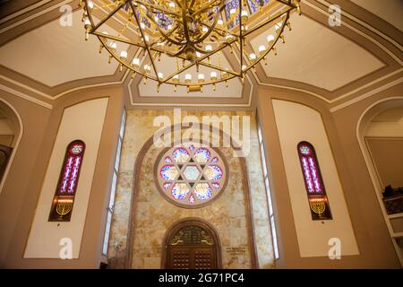 Galata,Beyoglu/İstanbul - 12/07/2017:Neve Shalom Synagoge Stockfoto