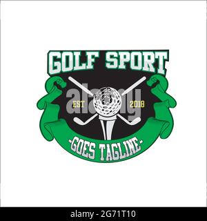 Golf Sport kreativ / Logo Design Inspiration Stock Vektor