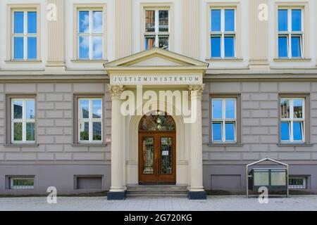 Justizministerium, Düsseldorf, Nordrhein-Westfalen, Deutschland, Europa Stockfoto