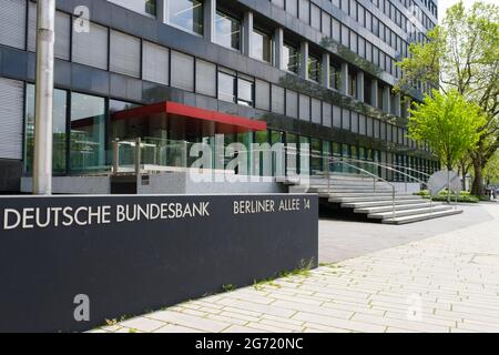 Deutsche Zentralbank, Düsseldorf, Nordrhein-Westfalen, Deutschland, Europa Stockfoto