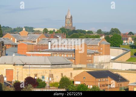Ihr Majestätsgefängnis in Armley, Leeds, West Yorkshire, Großbritannien Stockfoto