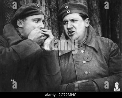 GUSTAV DIESSL in WESTFRONT 1918 : VIER VON DER INFANTERIE 1930 Regisseur GEORG WILHELM PABST Roman Ernst Johanssen Bavaria Film / Nero-Film AG. Stockfoto