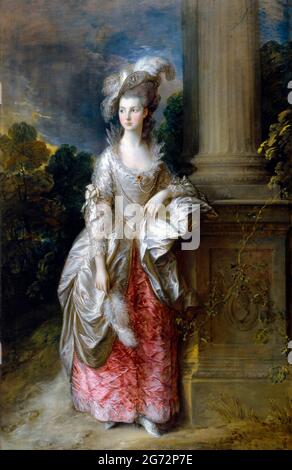 The Honourable Mrs Graham (1757 - 1792) von Thomas Gainsborough (1727-1788), Öl auf Leinwand, c. 1775-77 Stockfoto