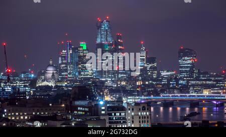 Eines der Londoner Finanzviertel Stockfoto