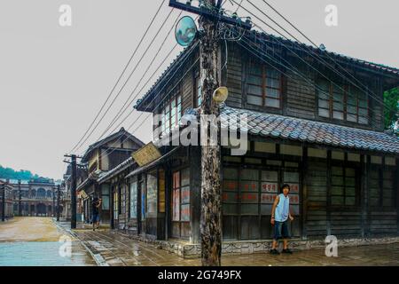 11. Juli 2021-Suwon, Südkorea-EIN Blick auf das KBS Suwon Drama Center in Suwon, Südkorea. Stockfoto