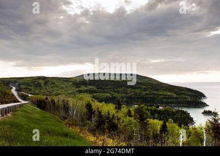 Küste von Charlevoix, Quebec, Kanada Stockfoto