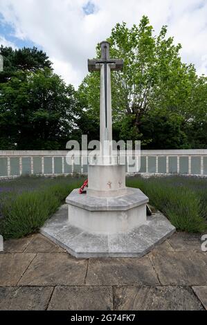 Hollybrook Memorial & Cemetery, Southampton, Hampshire, England, Großbritannien Stockfoto