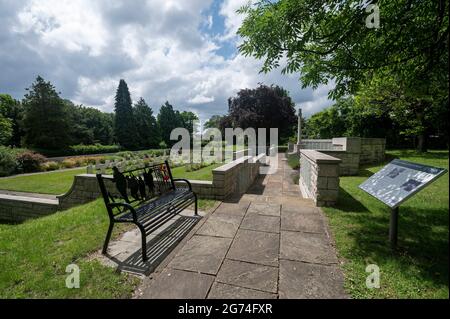 Hollybrook Memorial & Cemetery, Southampton, Hampshire, England, Großbritannien Stockfoto