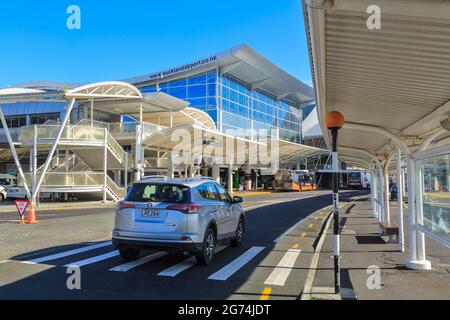 Der internationale Terminal des Flughafens Auckland, Auckland, Neuseeland Stockfoto