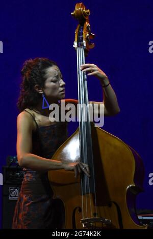 Rom, Italien. Juli 2021. Dee Dee Bridgewater während des Konzerts im Casa del Jazz Rome Italien am 10. Juli 2021/LiveMedia Kredit: Unabhängige Fotoagentur/Alamy Live News Stockfoto