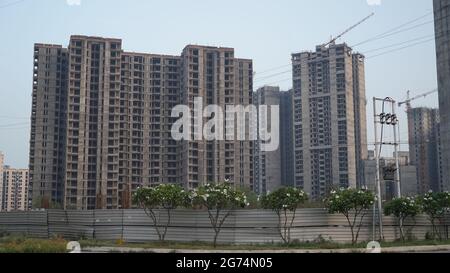 JP Wish Town, im Bau Projekt Noida, High Quality Image Stockfoto