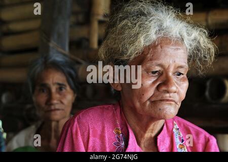 Einweihung des neuen Hauses in Sodana, Sumba, Indonesien Stockfoto