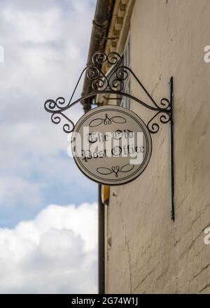 Das alte Postamt in Broom Village, Warwickshire. Stockfoto