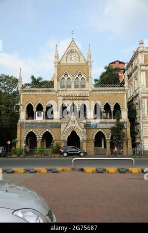 Mumbai Maharashtra Indien David Sassoon Bibliothek und Lesesaal Heritage Struktur 174 Jahre altes Gebäude Zentrum der Stadt Mahatma Gandhi Road Fort Stockfoto