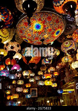 Arabische traditionelle Moschee Lampe -KATAR Stockfoto