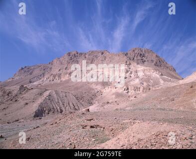 Israel. Berg in der Negev-Wüste. Stockfoto