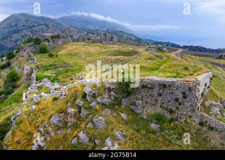 Burg Rozafa, Shkodra, Albanien Stockfoto