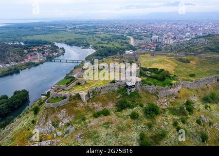 Burg Rozafa, Shkodra, Albanien Stockfoto